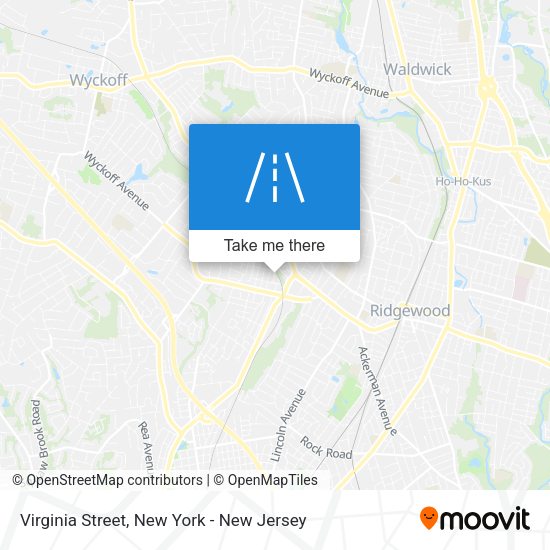 Virginia Street map