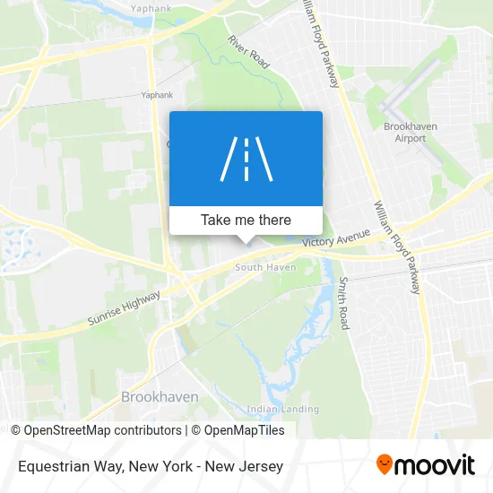 Equestrian Way map
