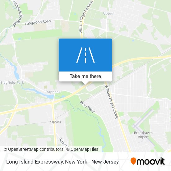 Mapa de Long Island Expressway