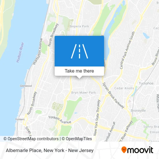 Mapa de Albemarle Place