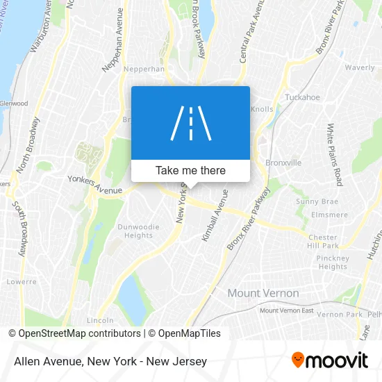 Allen Avenue map