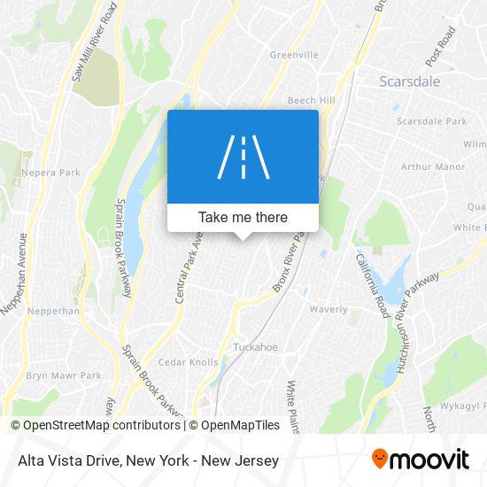 Alta Vista Drive map