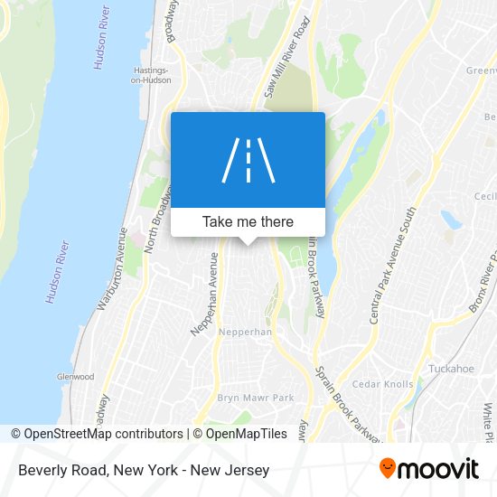 Beverly Road map