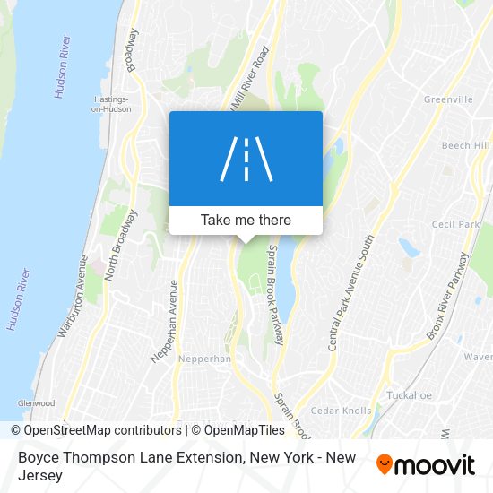 Mapa de Boyce Thompson Lane Extension