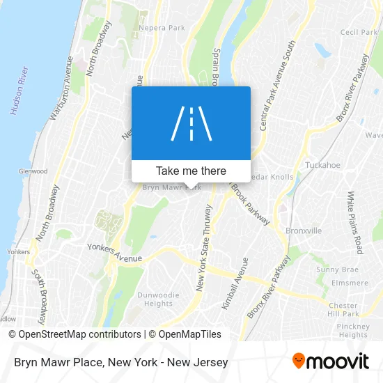 Mapa de Bryn Mawr Place