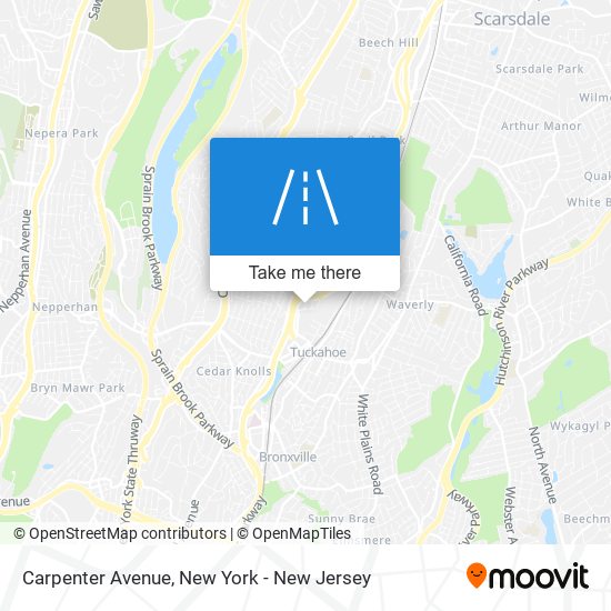Mapa de Carpenter Avenue