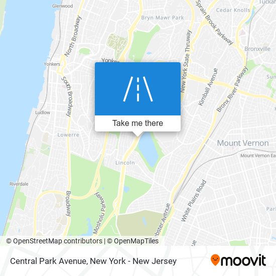 Mapa de Central Park Avenue