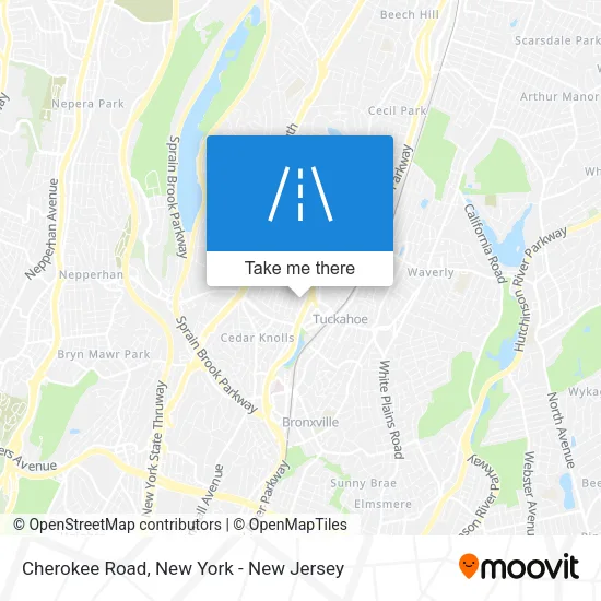 Mapa de Cherokee Road