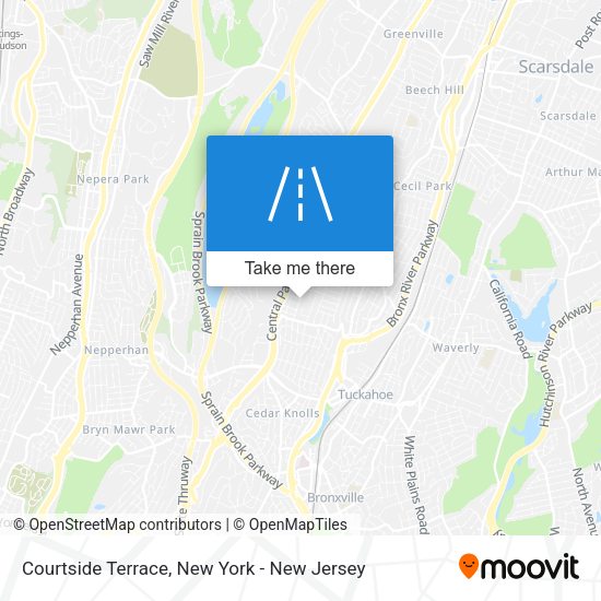 Courtside Terrace map