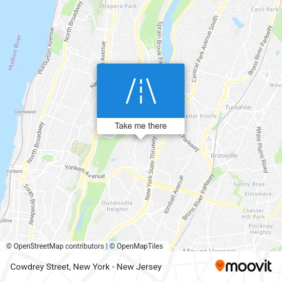 Mapa de Cowdrey Street