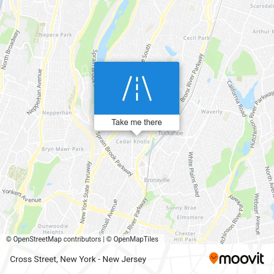 Cross Street map