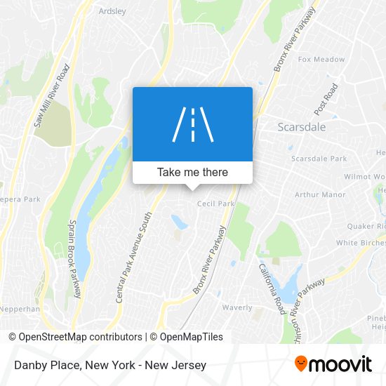 Mapa de Danby Place