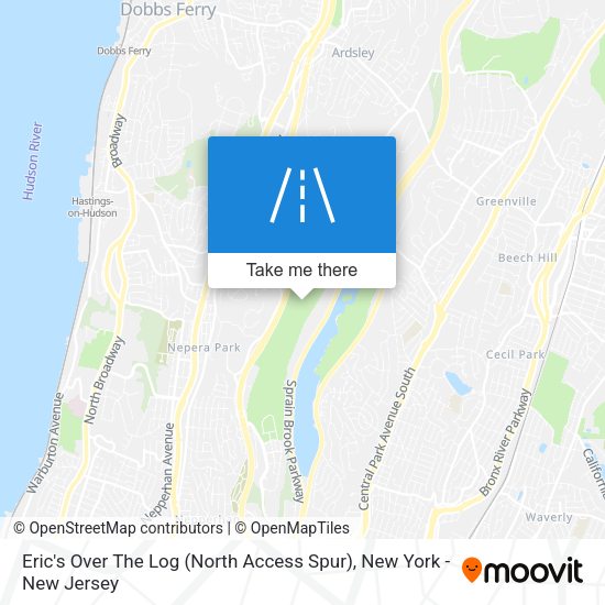 Eric's Over The Log (North Access Spur) map