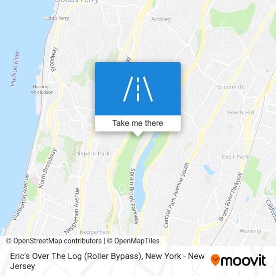 Mapa de Eric's Over The Log (Roller Bypass)