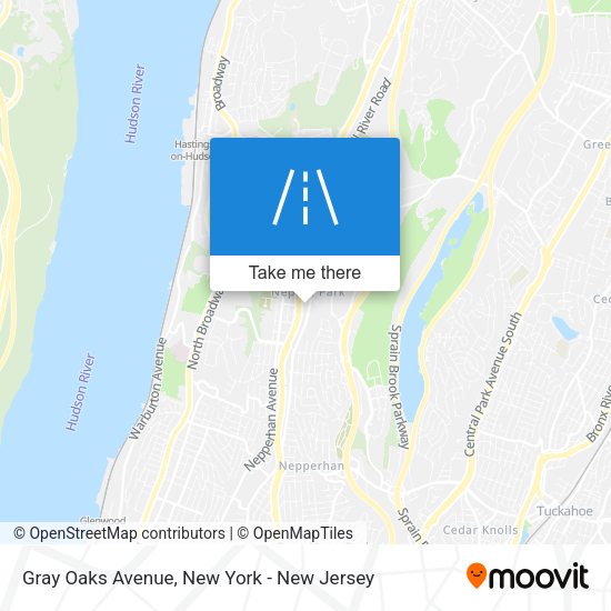 Mapa de Gray Oaks Avenue
