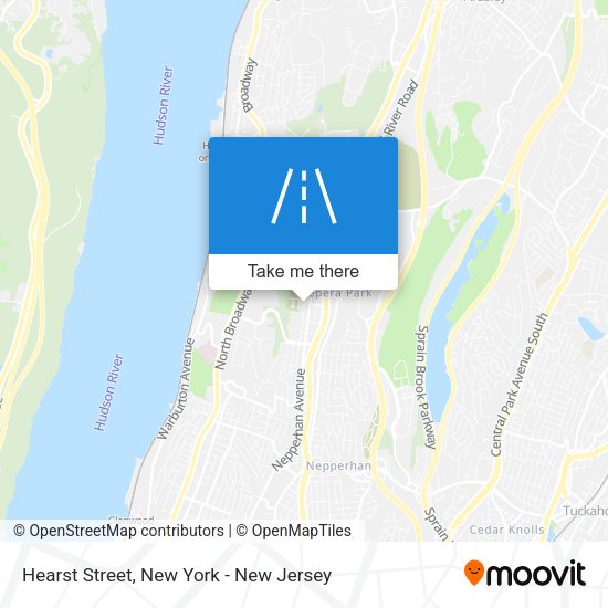 Hearst Street map