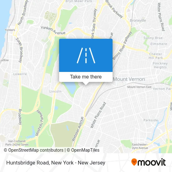 Huntsbridge Road map