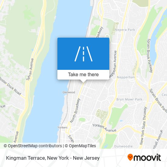 Mapa de Kingman Terrace