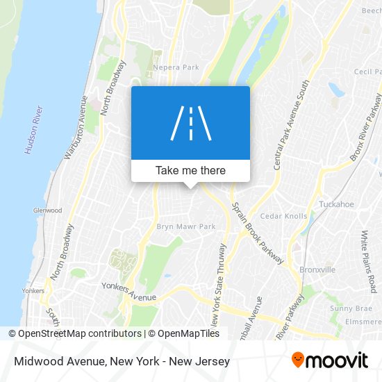 Mapa de Midwood Avenue
