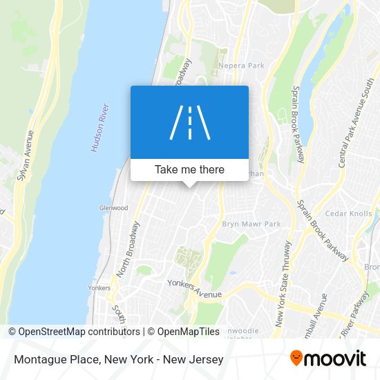 Mapa de Montague Place