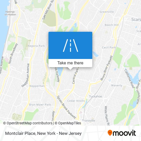 Montclair Place map