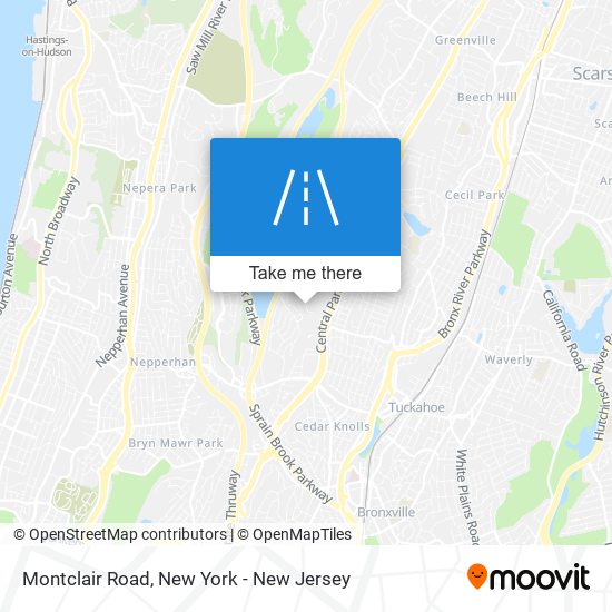 Mapa de Montclair Road