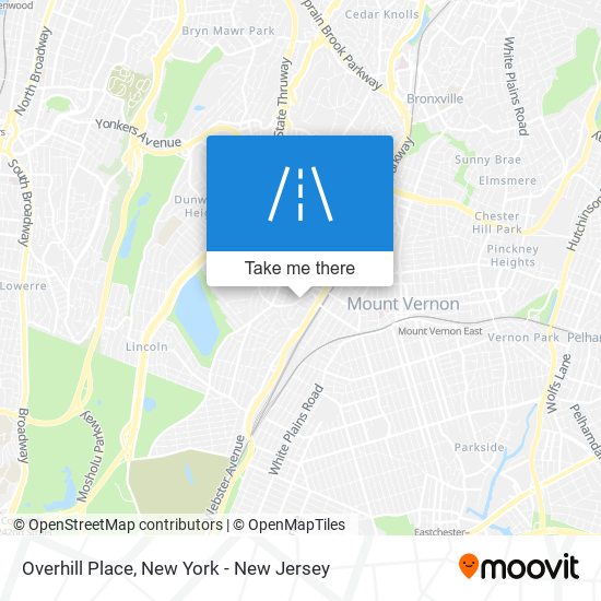 Overhill Place map