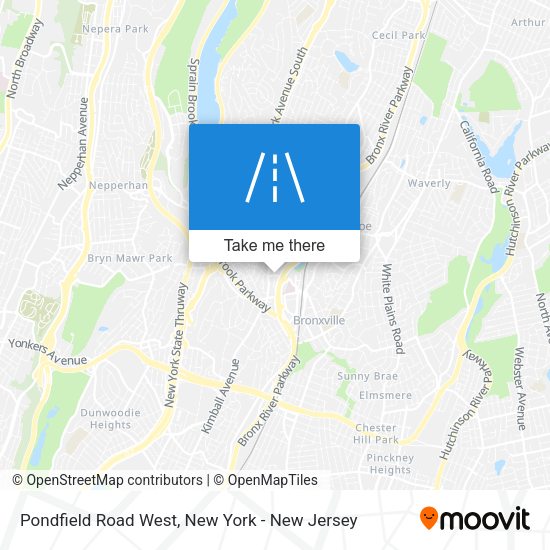 Pondfield Road West map