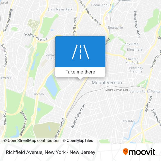 Richfield Avenue map