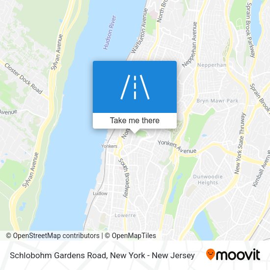 Schlobohm Gardens Road map