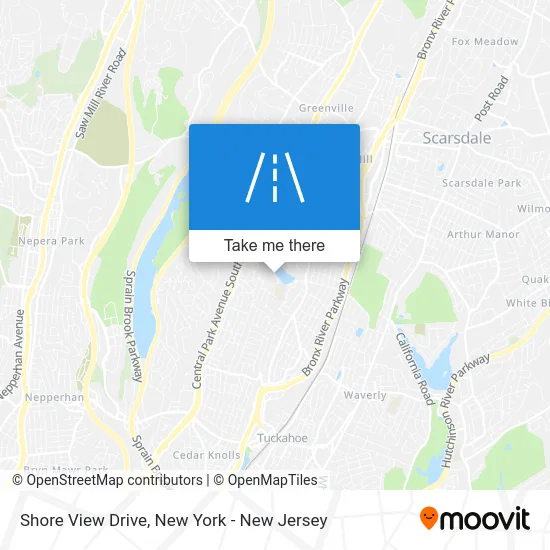 Shore View Drive map