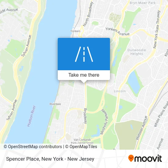 Spencer Place map