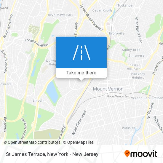 St James Terrace map