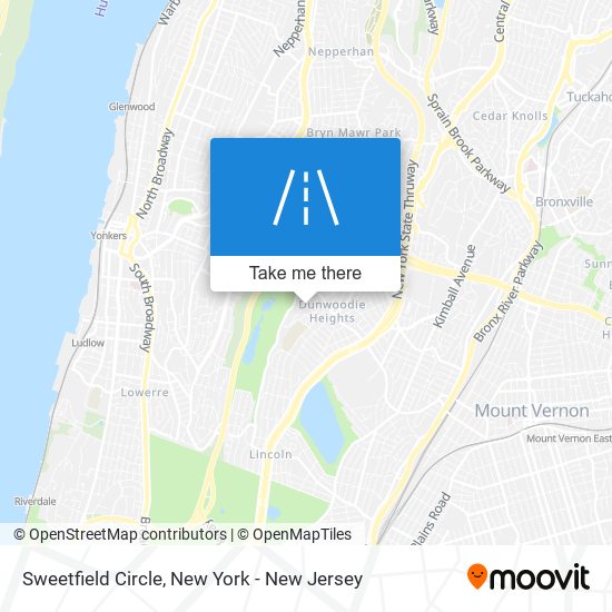 Sweetfield Circle map