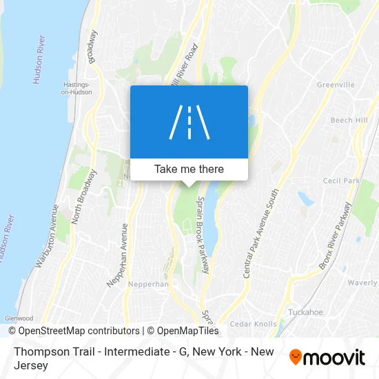 Thompson Trail - Intermediate - G map