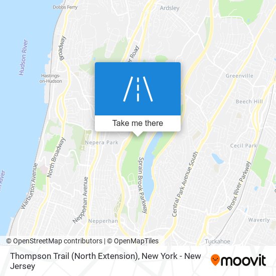 Thompson Trail (North Extension) map