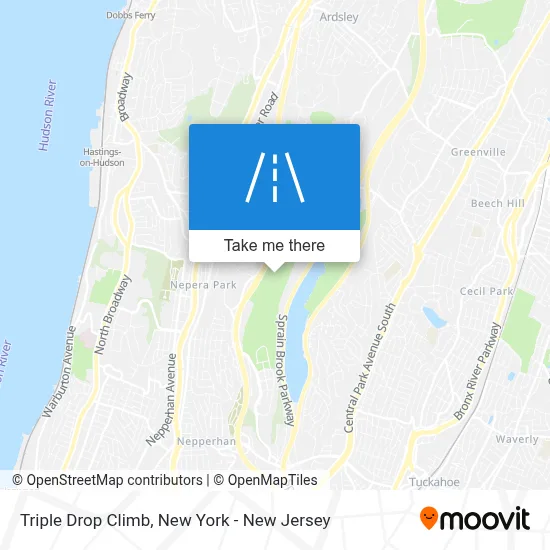 Triple Drop Climb map