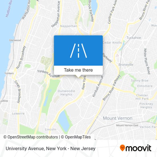 Mapa de University Avenue