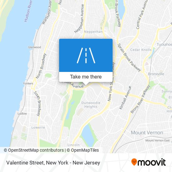 Valentine Street map