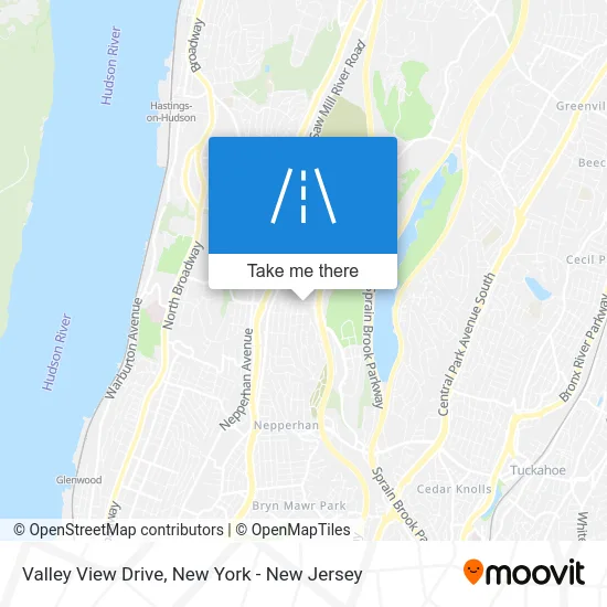 Valley View Drive map