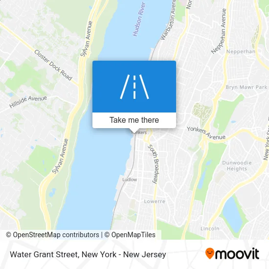 Water Grant Street map