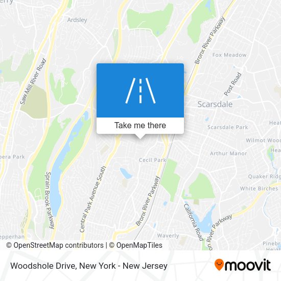 Woodshole Drive map