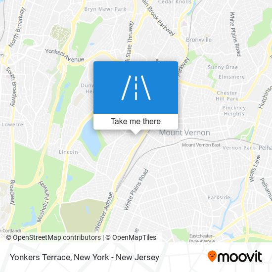 Mapa de Yonkers Terrace