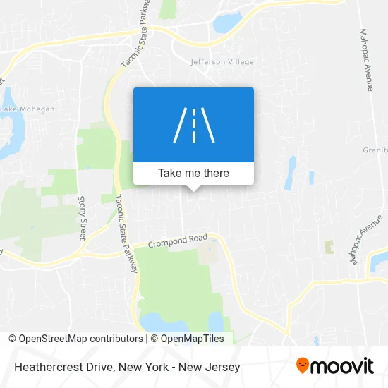 Heathercrest Drive map
