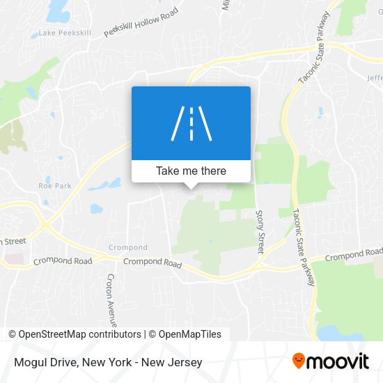 Mogul Drive map