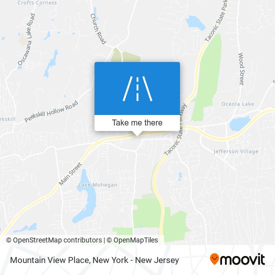 Mapa de Mountain View Place