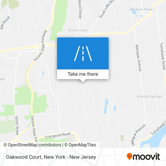 Mapa de Oakwood Court