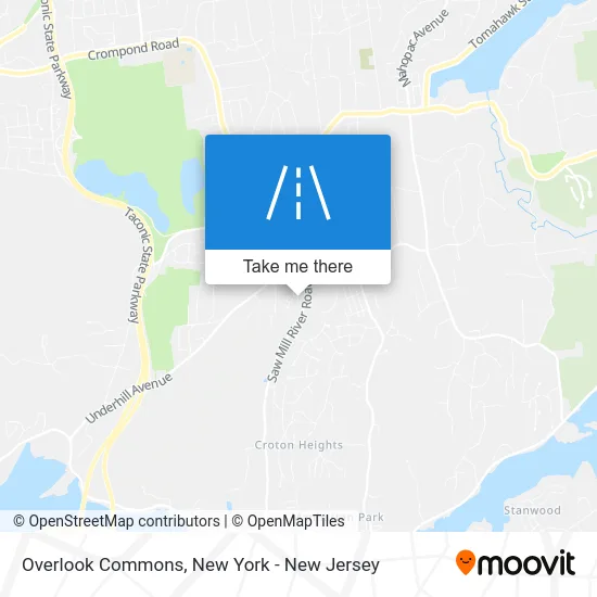 Overlook Commons map