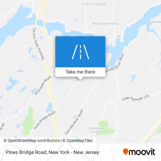 Pines Bridge Road map