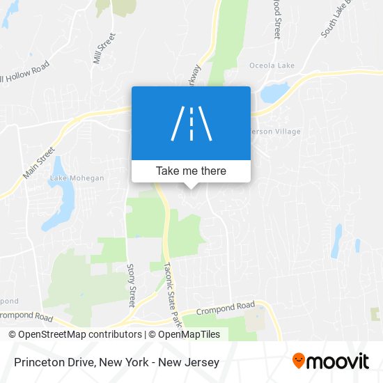 Princeton Drive map